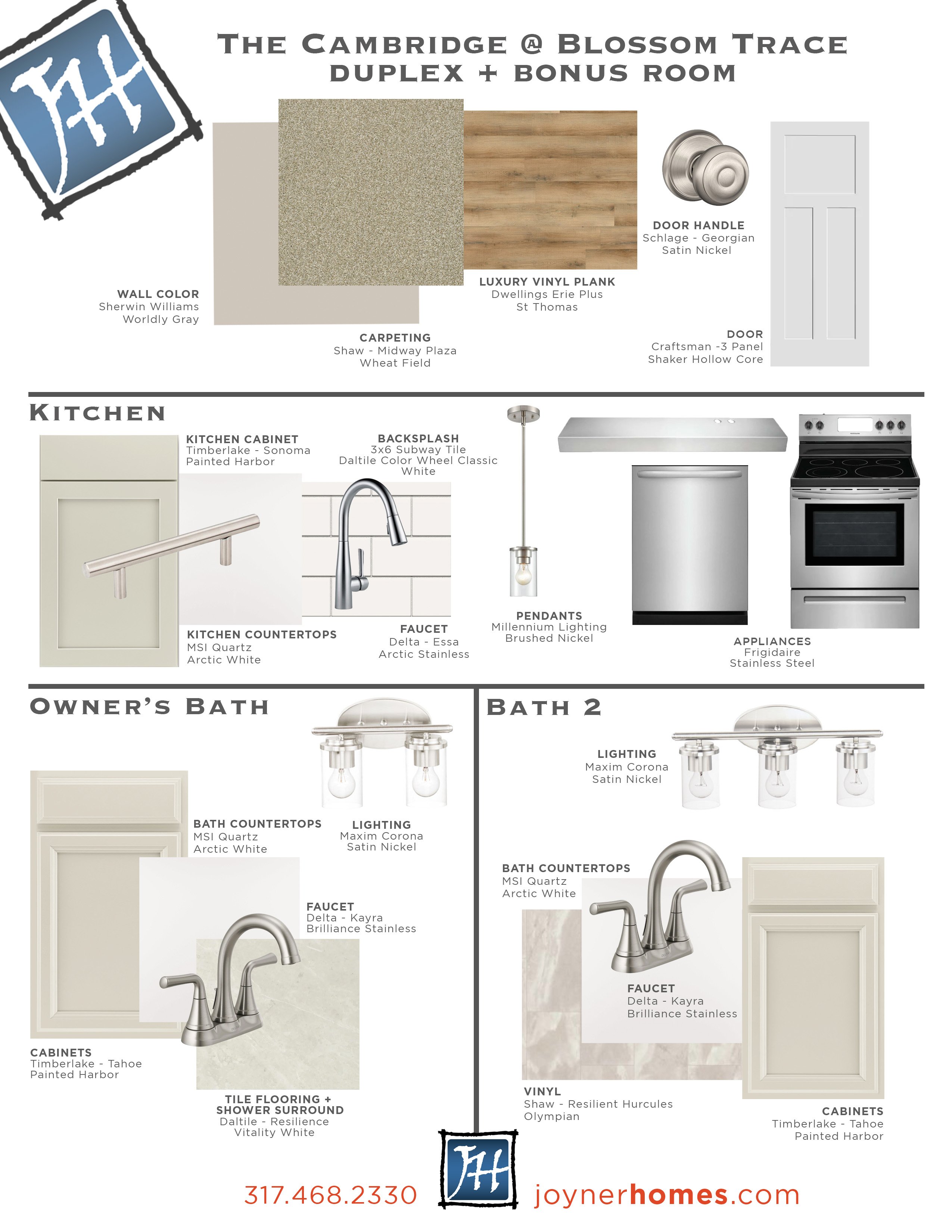 Home for Sale at Blossom Trace in Fortville, Indiana bonus room